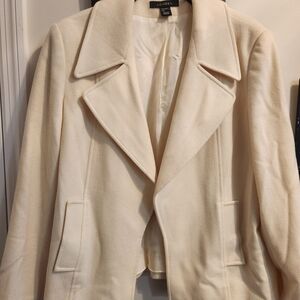Louben Women's Cream Pea Coat